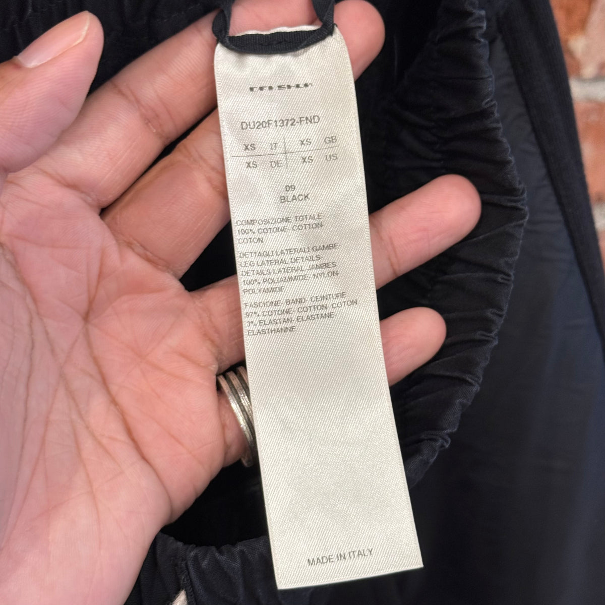 RICK OWENS FW20 PERFORMA DRKSHDW PUSHER SWEATPANTS ‘BLACK’