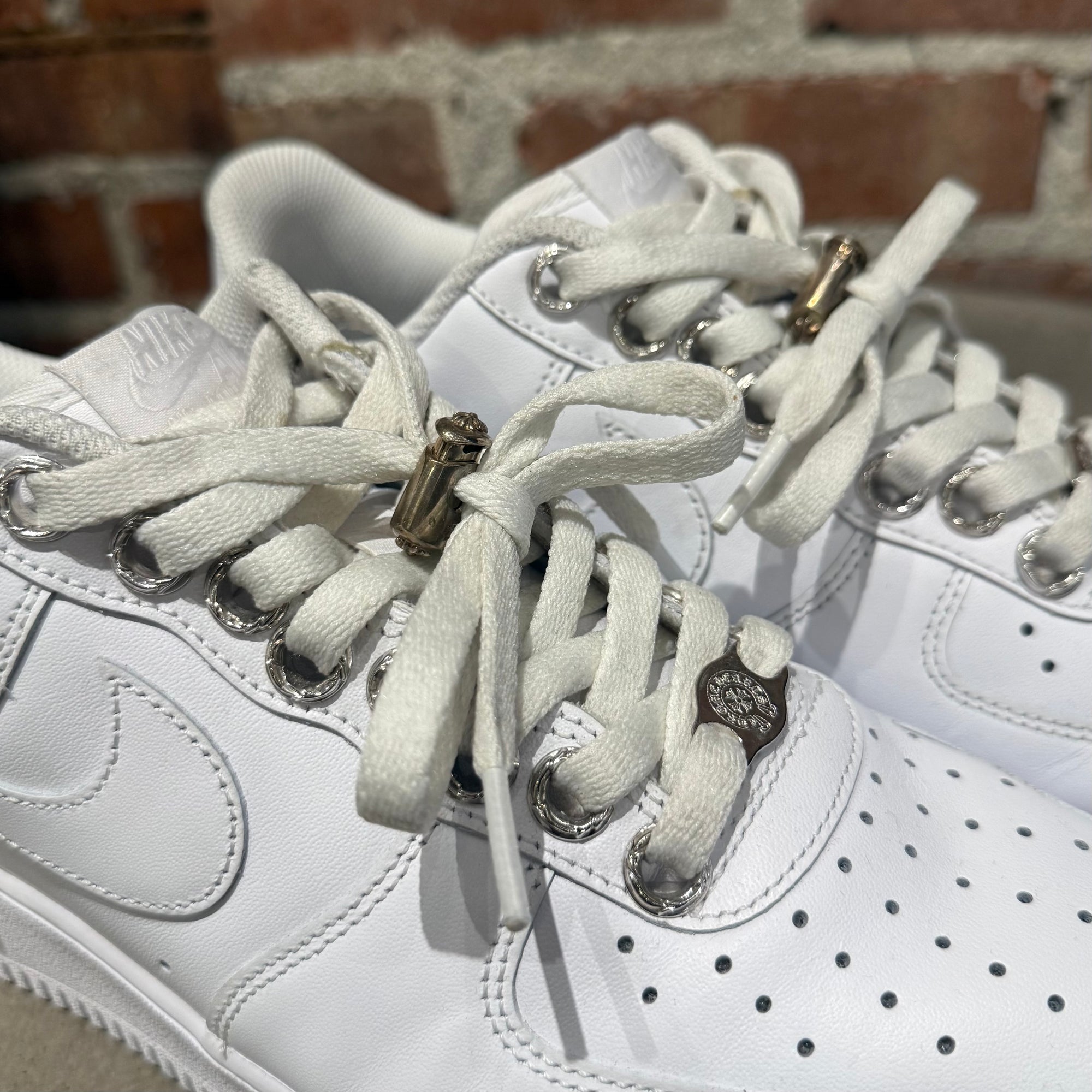 CHROME HEARTS AIR FORCE 1 LOW SNEAKERS ‘WHITE’