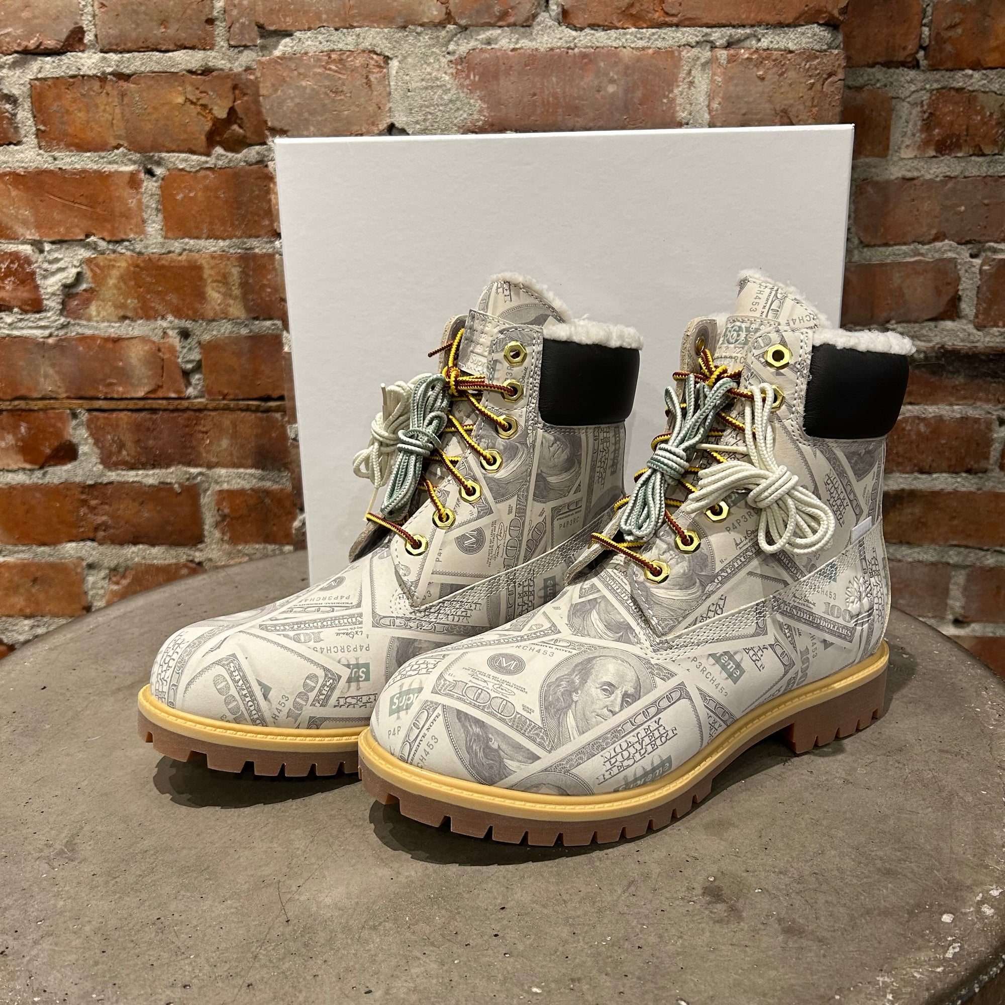 SUPREME X MARGIELA SS26 TIMBERLAND MONEY BOOT ‘MULTI’