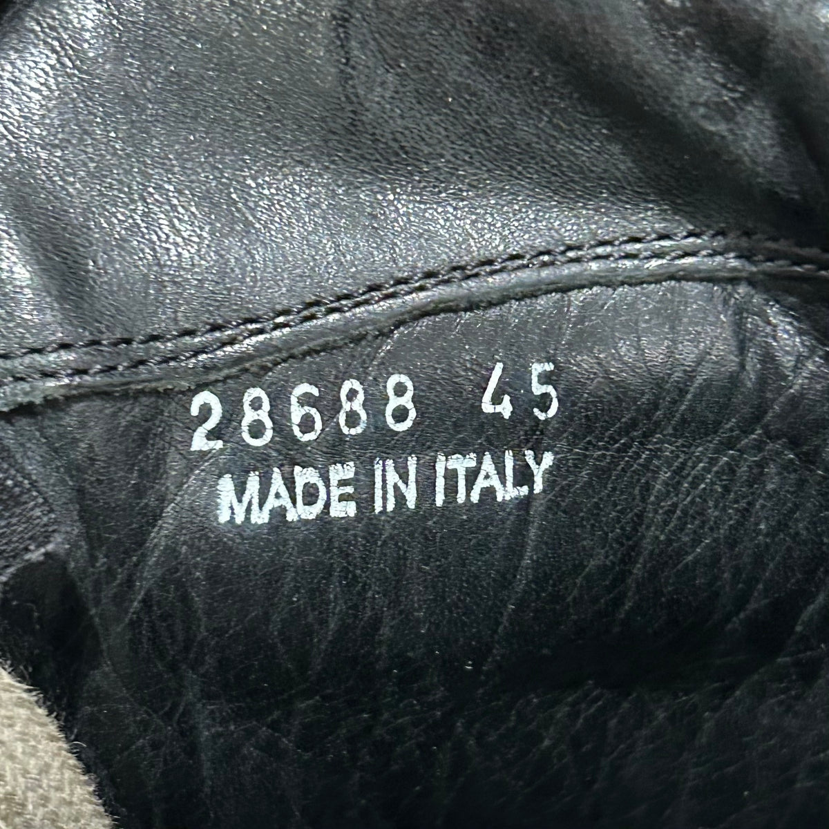 RICK OWENS LEATHER CARGO GEOBASKETS ‘BLACK’