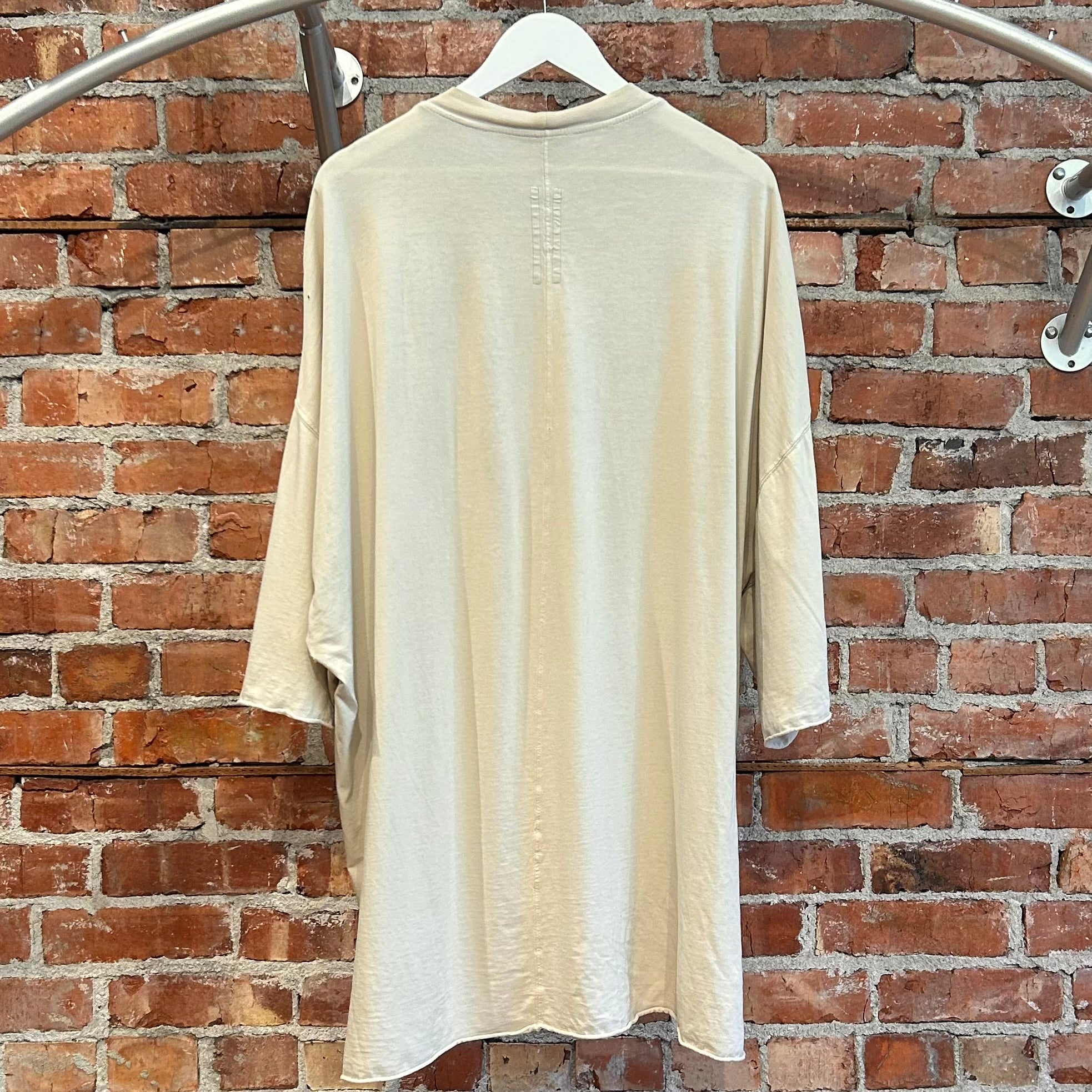 RICK OWENS SS23 EDFU OVERSIZED TOMMY TEE ‘MILK’