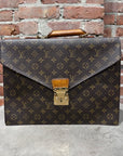 LOUIS VUITTON MONOGRAM WORK BRIEFCASE ‘BROWN’