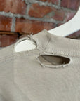 BALENCIAGA SS22 BB MAISON FONDEE LONGSLEEVE ‘CREAM/ORANGE’