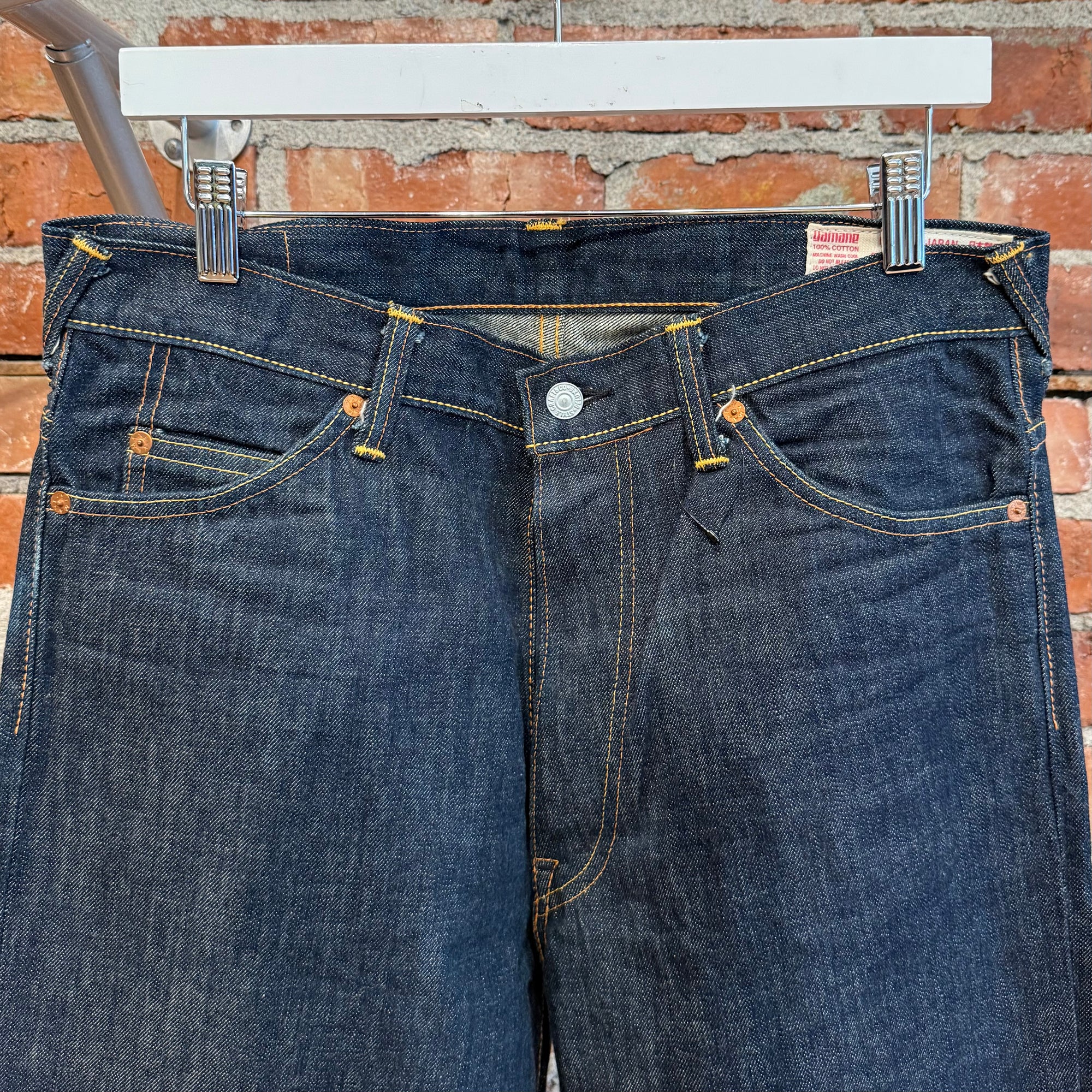 EVISU LOT 2017 FLARED DENIM 'INDIGO/IVORY'