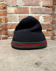 GUCCI WOOL STRIPED BEANIE ‘BLACK’