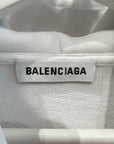 BALENCIAGA SS18 TATTOO LOGO HOODIE ‘WHITE’