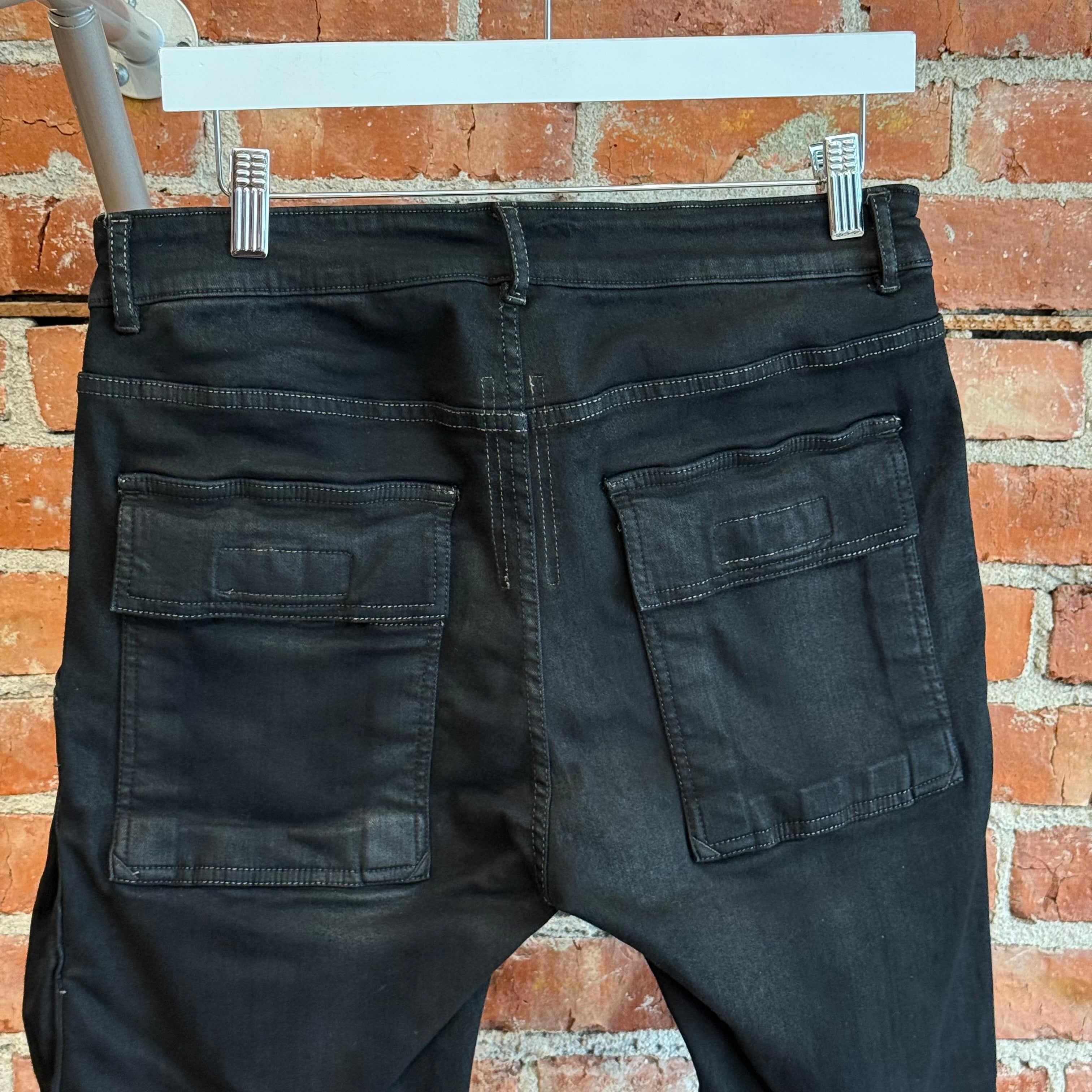 RICK OWENS DRKSHDW MEMPHIS CUT JEANS (32) 'BLACK' – Sadō Room