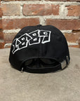 LANVIN PUNK GRAFFITI PRINT CAP ‘BLACK’