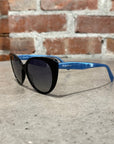 MIU MIU MU-04XS CAT EYE SUNGLASSES ‘BLUE/BLACK’