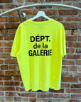 GALLERY DEPT. FRENCH LOGO TEE ‘HIGHLIGHT YELLOW’