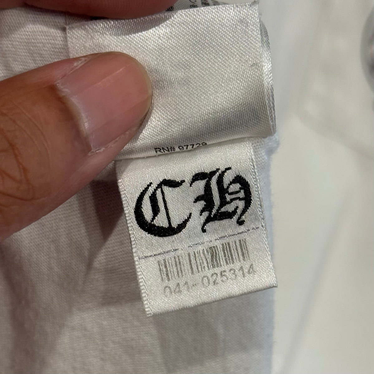 CHROME HEARTS MIAMI EXCLUSIVE HORSESHOE TEE ‘WHITE’