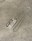 CHROME HEARTS AOYAMA 20TH ANNIVERSARY DOGTAG NECKLACE ‘SILVER’