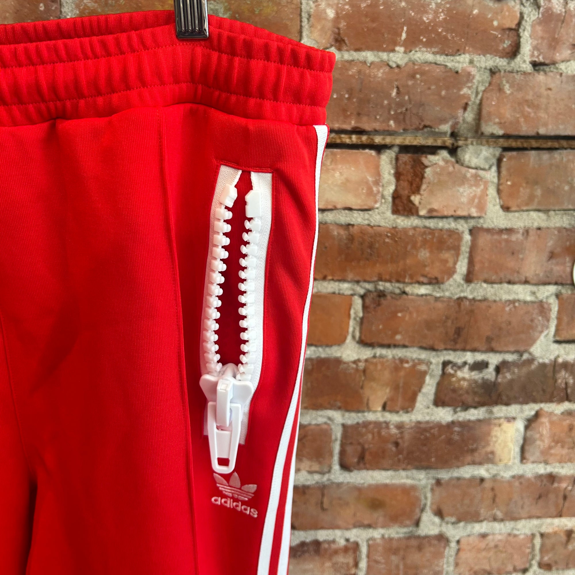 ADIDAS X JEREMY SCOTT MEGAZIP TRACK PANTS ‘RED’