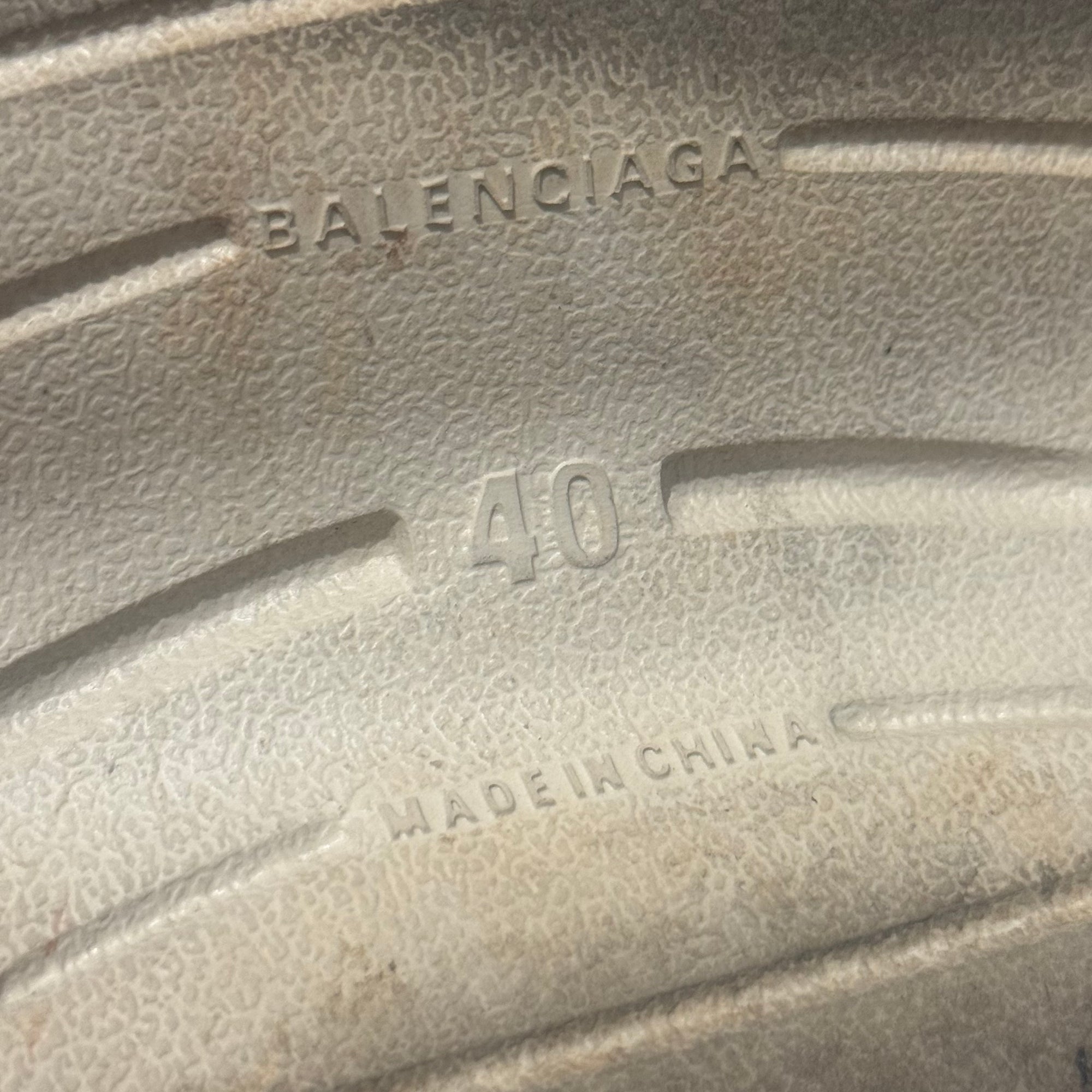 BALENCIAGA RUBBER HD LACE UP SNEAKER ‘SAND’