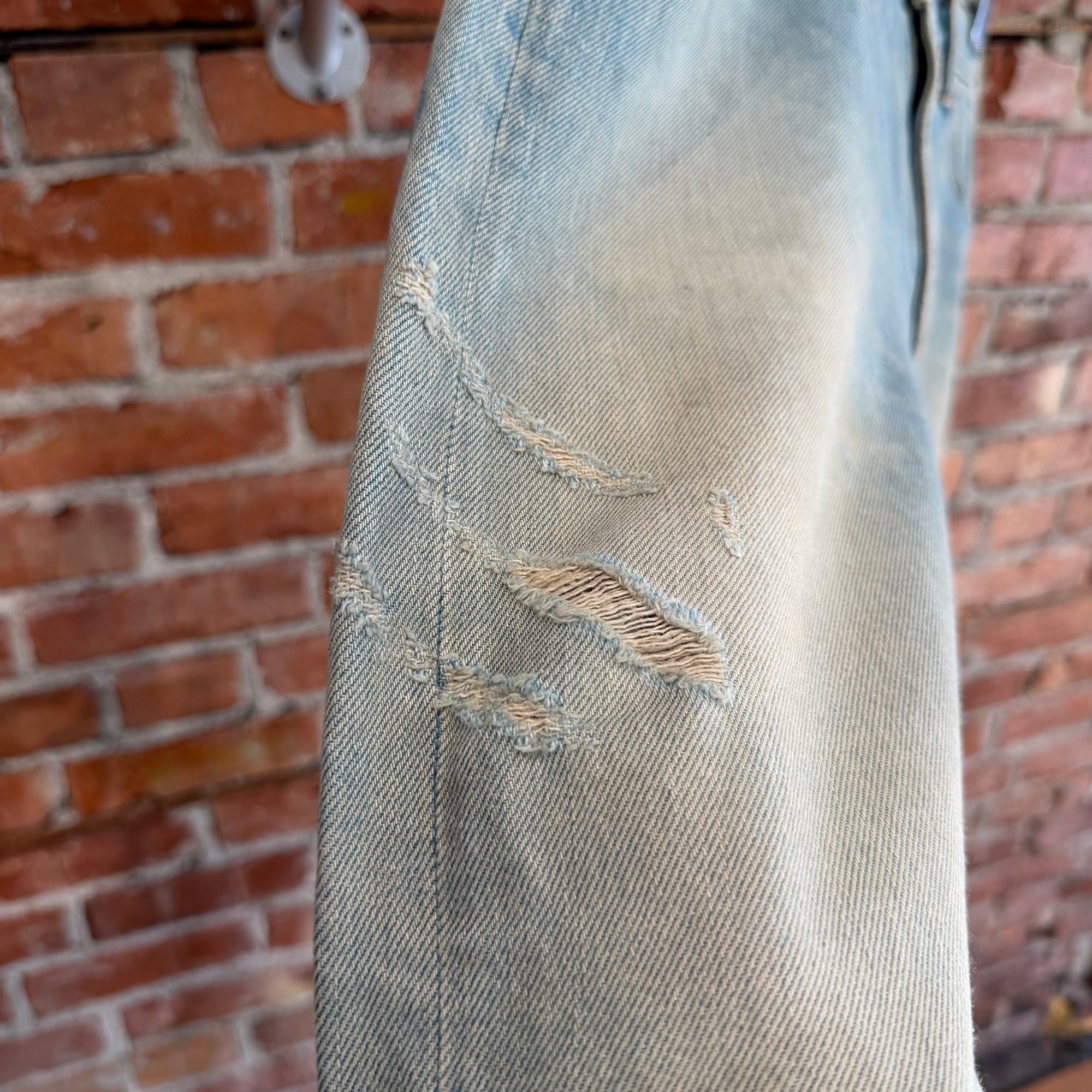 UNDERCOVER SS05 "BUT BEAUTIFUL II" DENIM SHORTS ‘MULTI’
