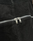RICK OWENS FW25 CONCORDIAN CORDUROY BOLAN BANANA PANTS ‘BLACK’