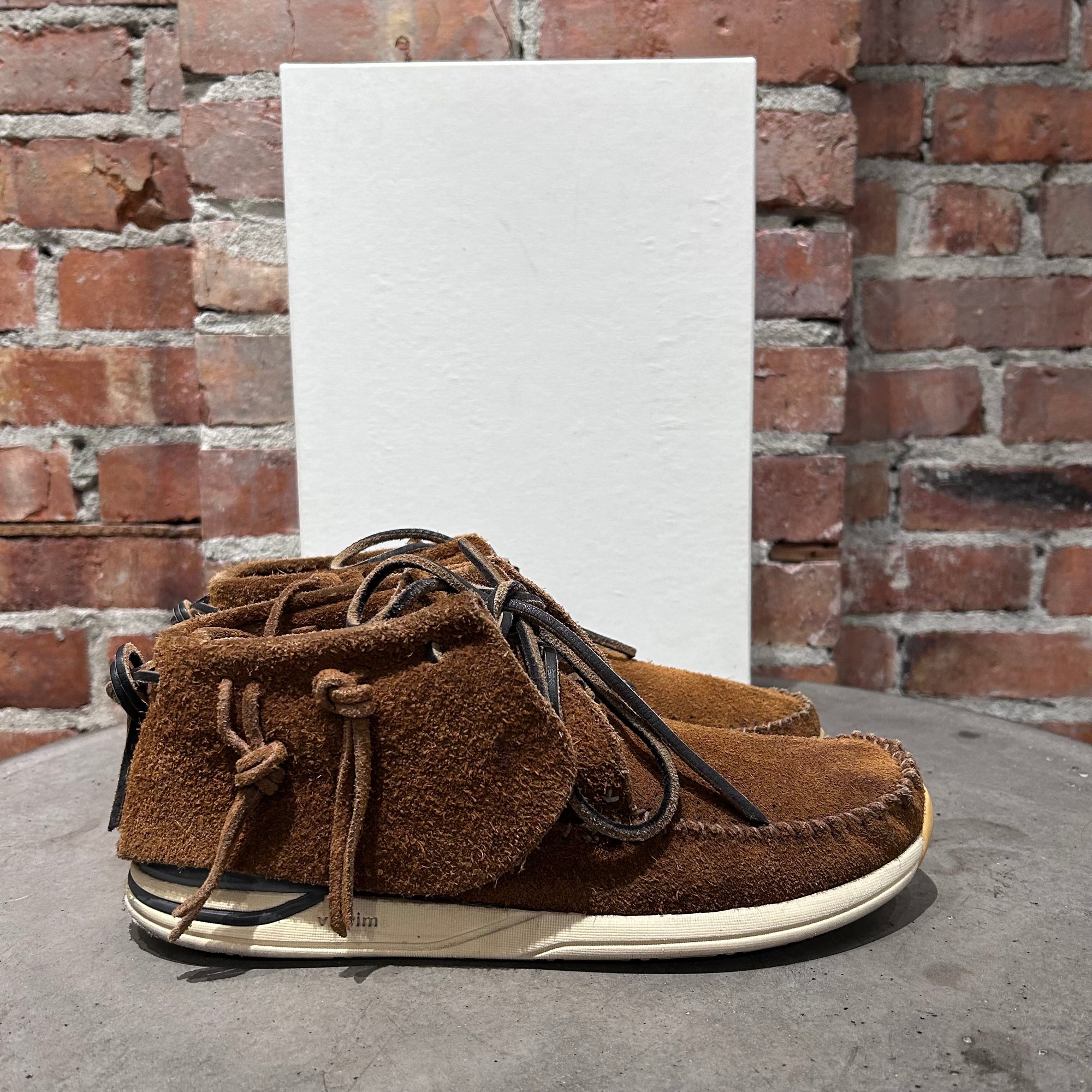 VISVIM FBT LLAMO FOLK SNEAKERS ‘BROWN’