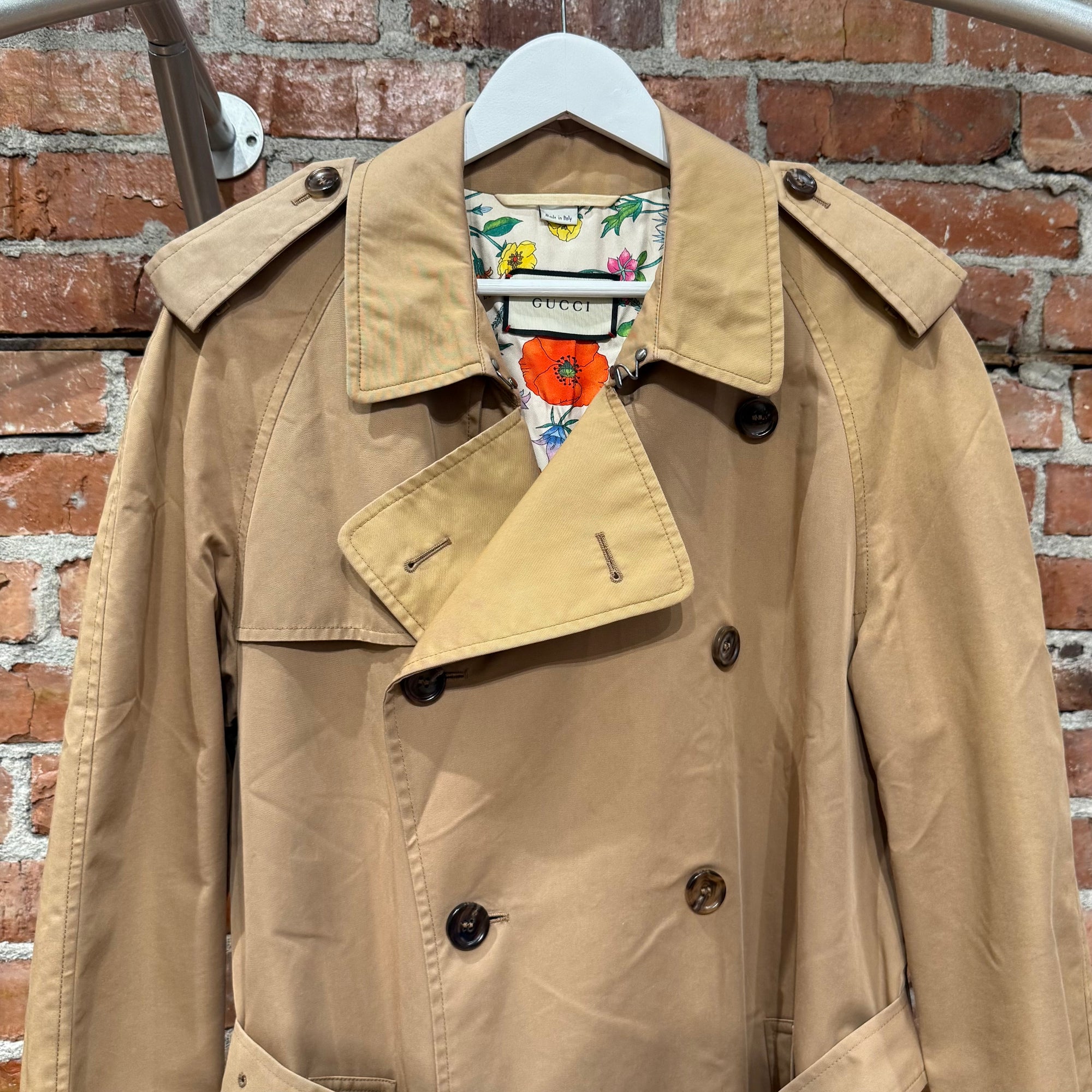 GUCCI SS19 RUNWAY CHATEAU MARMONT TRENCH COAT ‘BEIGE’