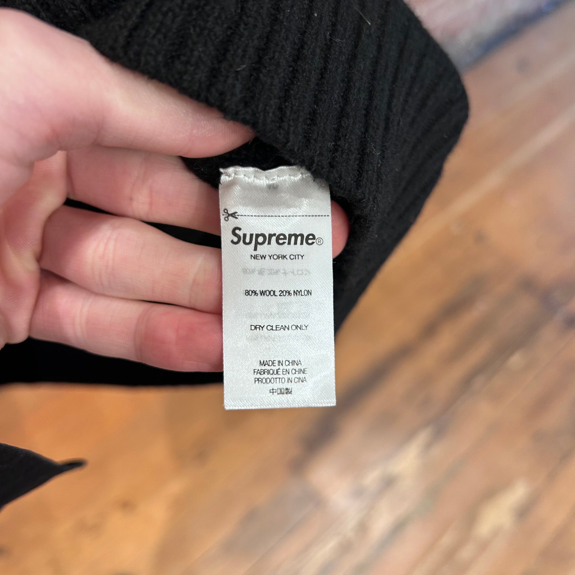 SUPREME x YOHJI YAMAMOTO x TEKKEN FW22 KING SWEATER ‘BLACK’