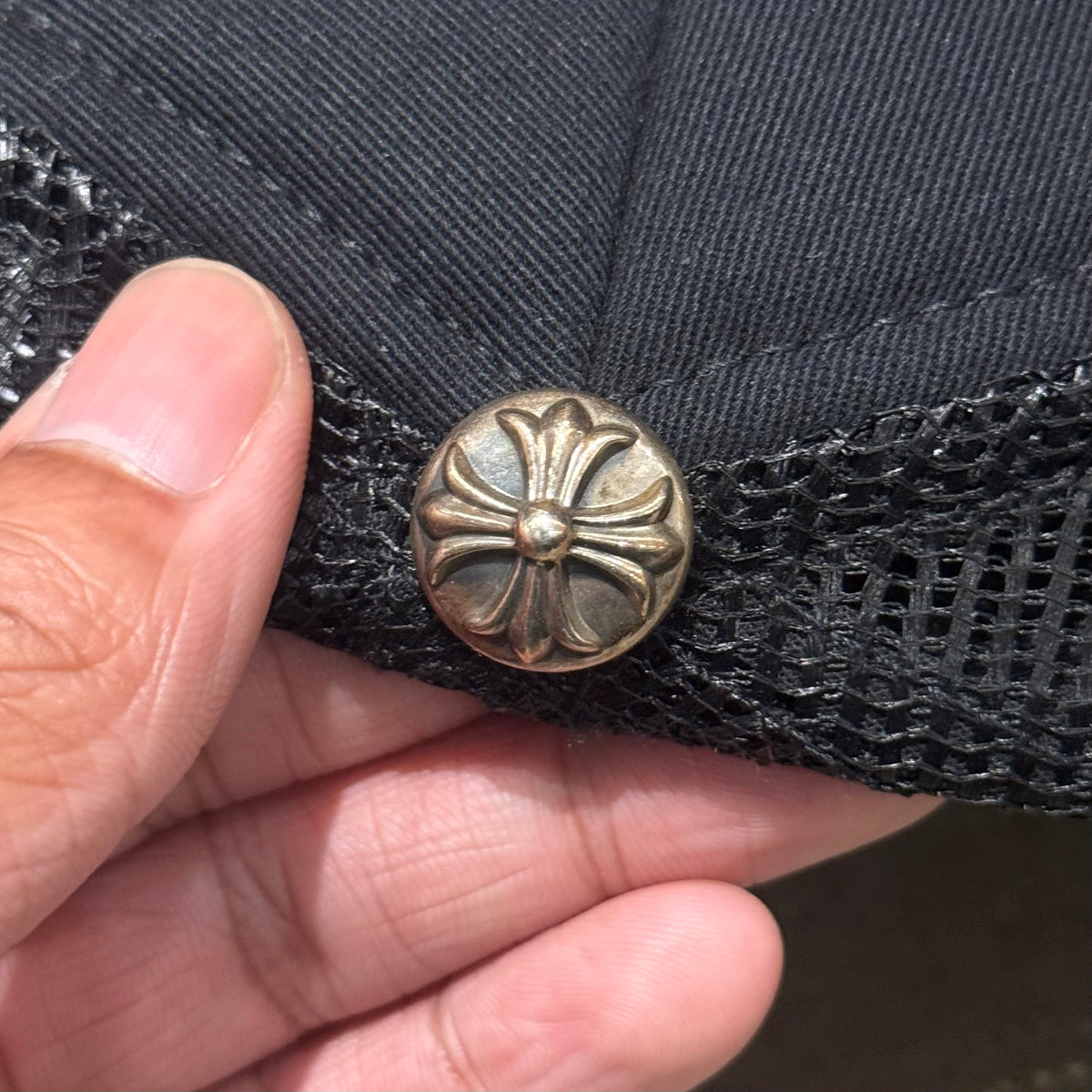 CHROME HEARTS ST. BARTHS TRUCKER HAT ‘BLACK’