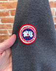CANADA GOOSE MERINO WOOL QUARTER ZIP ‘GREY’