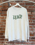 JJJJOUND TEACH PEACE LONGSLEEVE ‘HEATHER GREY’