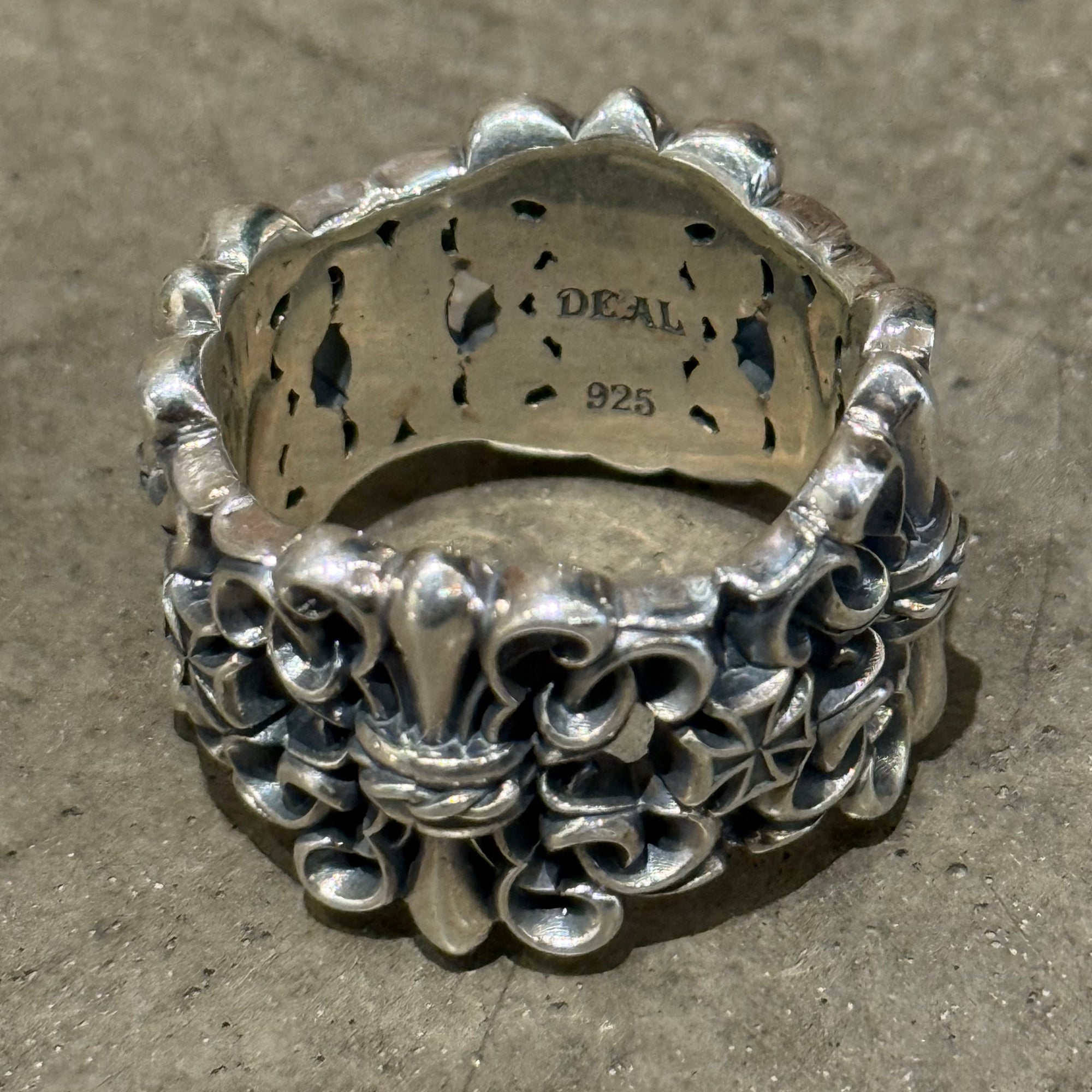 DEAL DESIGN FULL GATE RING 'SILVER'