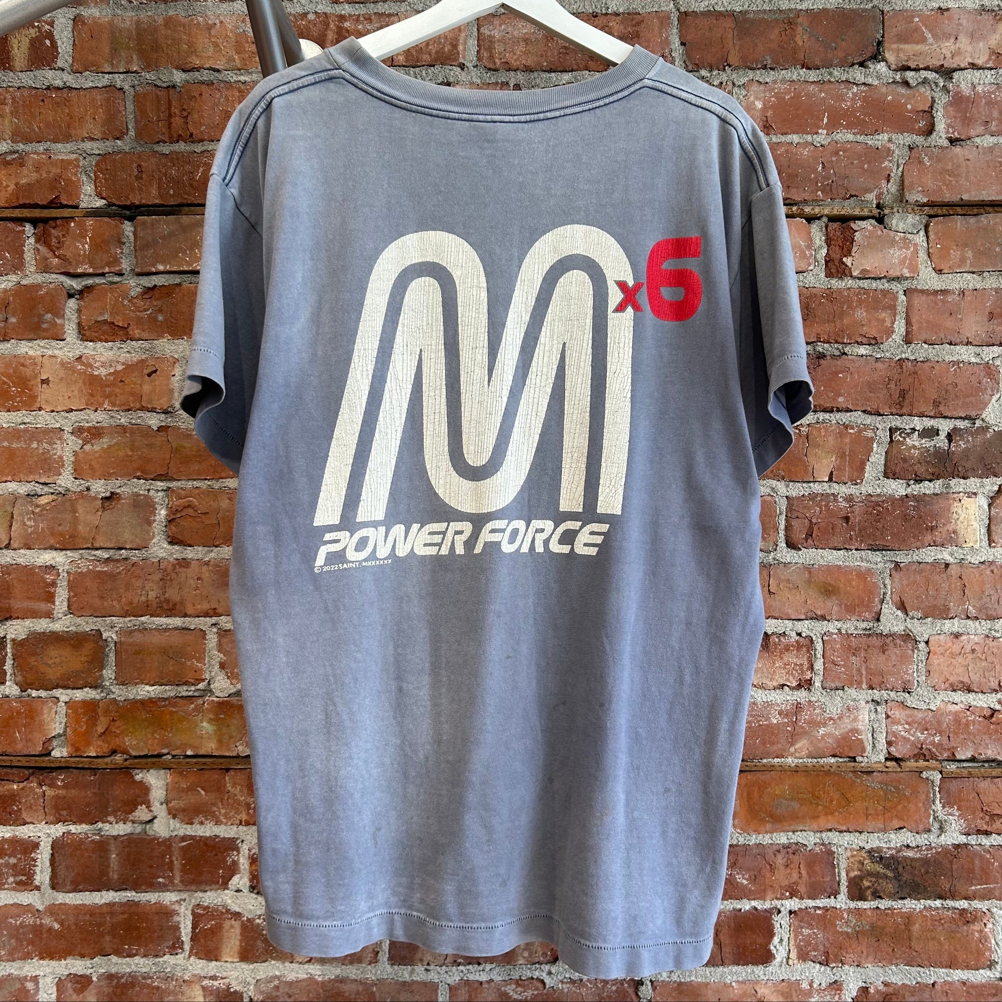 SAINT MICHAEL POWER FORCE TEE ‘GRAY’