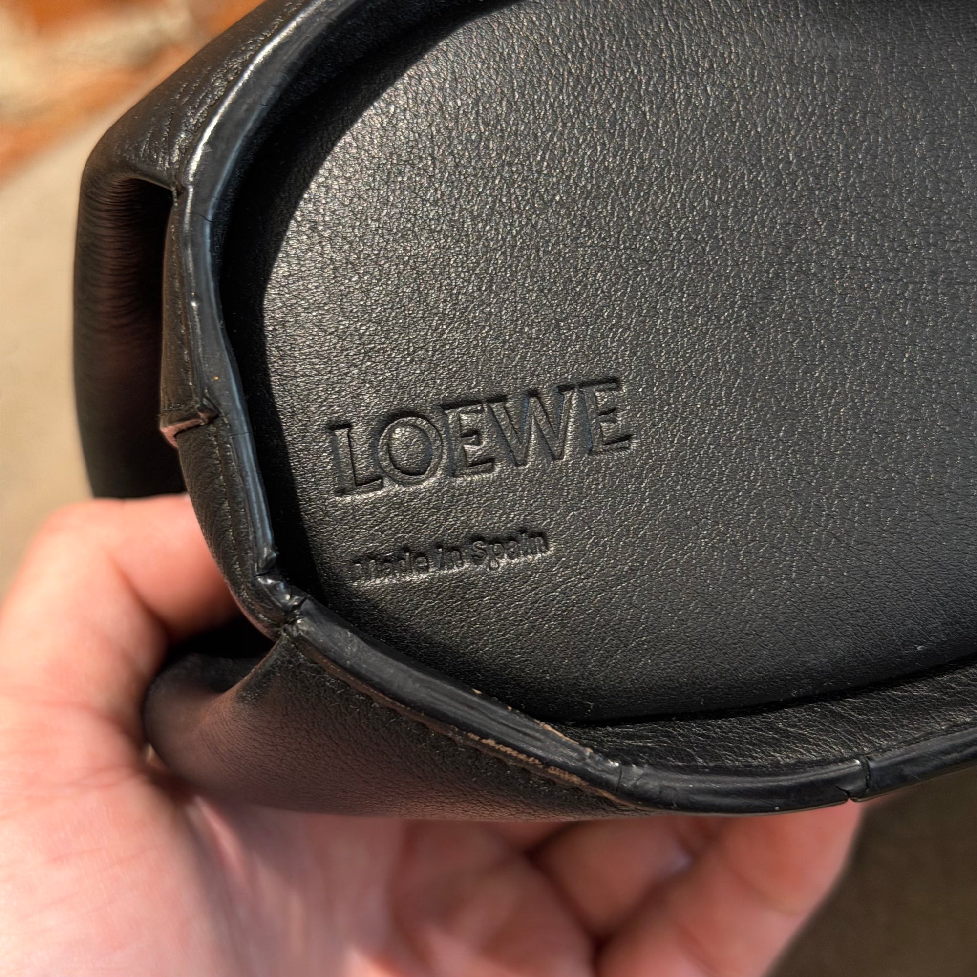 LOEWE ELEPHANT CALFSKIN MINI BAG ‘BLACK’