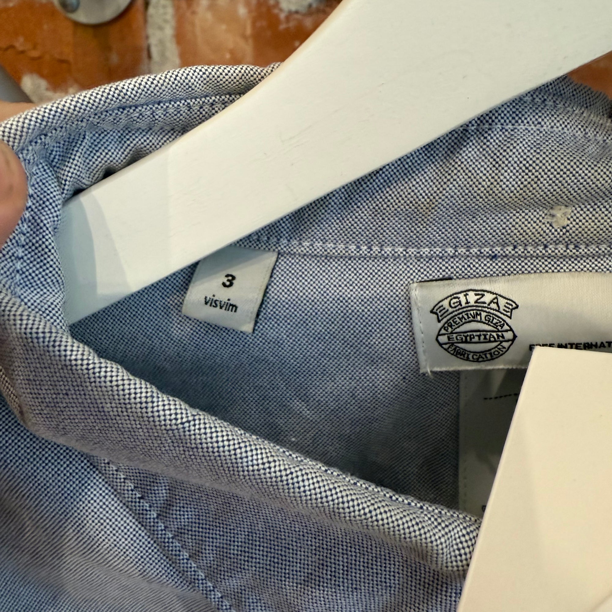 VISVIM GIZA OXFORD SHIRT ‘BLUE’