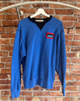 MARNI LOGO PATCH CREWNECK ‘BLUE’