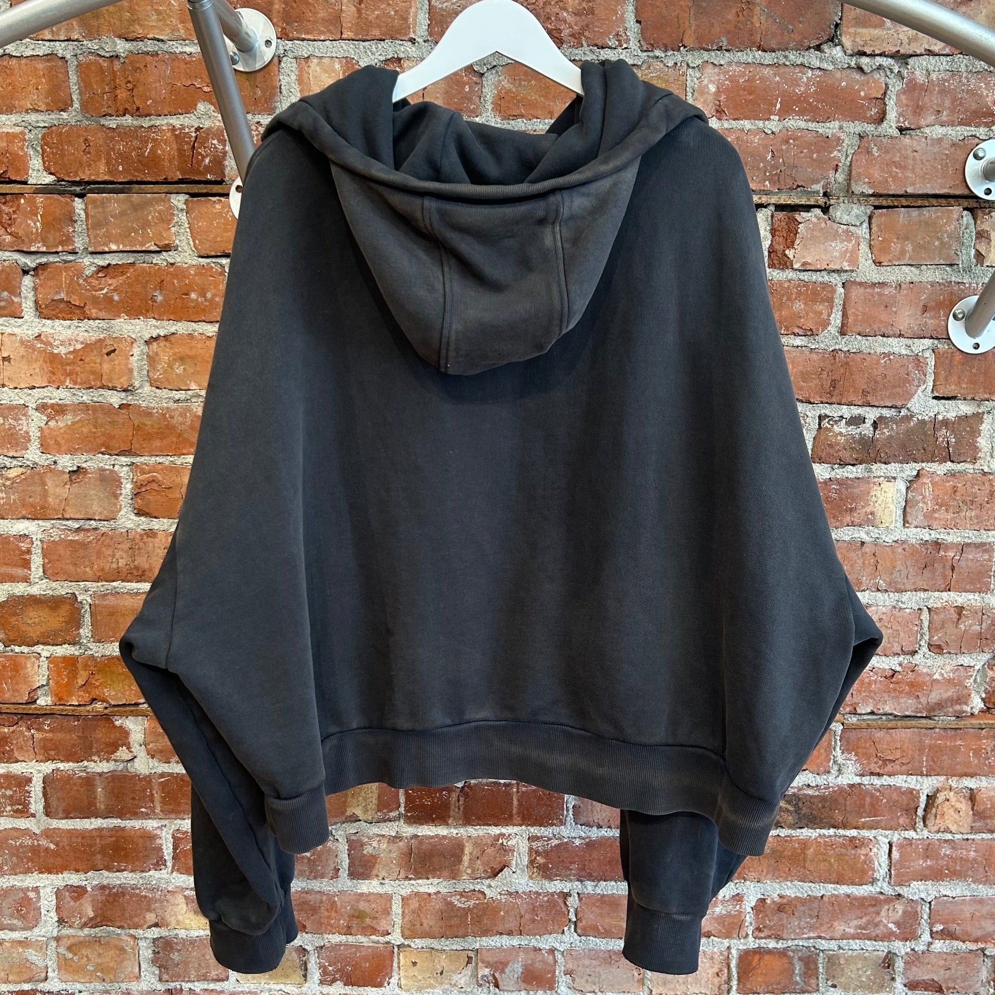 ENTIRE STUDIOS NINJA MASK UTILITY HOODIE ‘COAL’