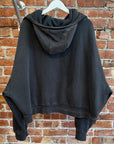ENTIRE STUDIOS NINJA MASK UTILITY HOODIE ‘COAL’