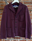 COMME DES GARÇONS X JUNYA WATANABE AD2008 PANEL JACKET ‘PLUM’