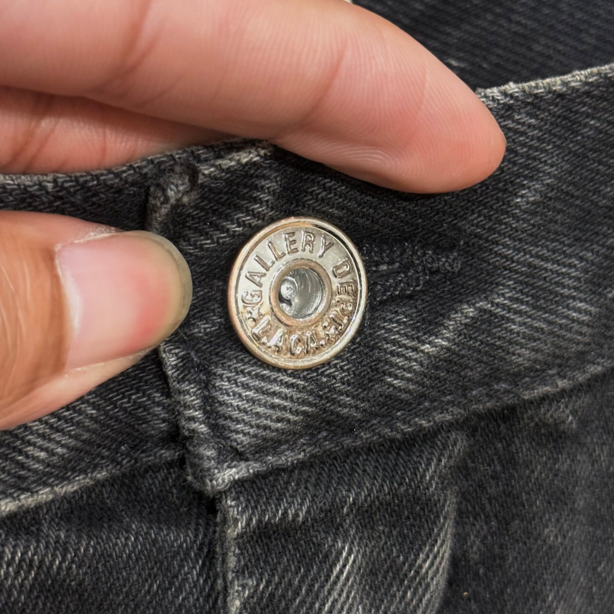 GALLERY DEPT. ZIP PAINTER DENIM ‘BLACK’