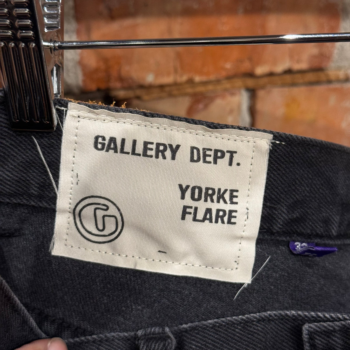 GALLERY DEPT. YORKE FLARE DENIM ‘BLACK’