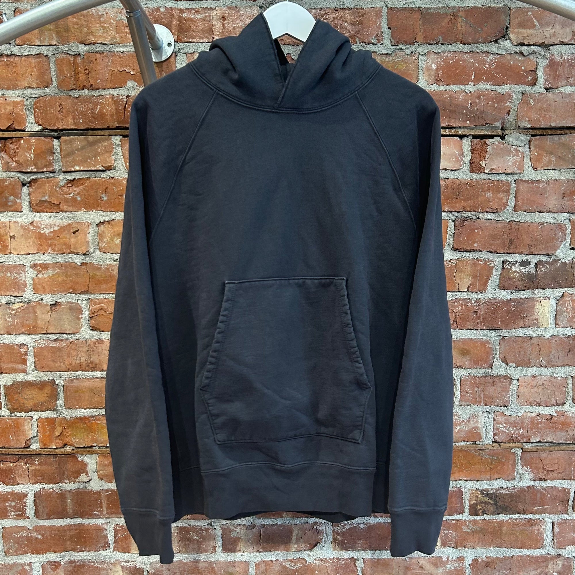 LADY WHITE CO. SUPER WEIGHTED HOODIE ‘WASHED BLACK’