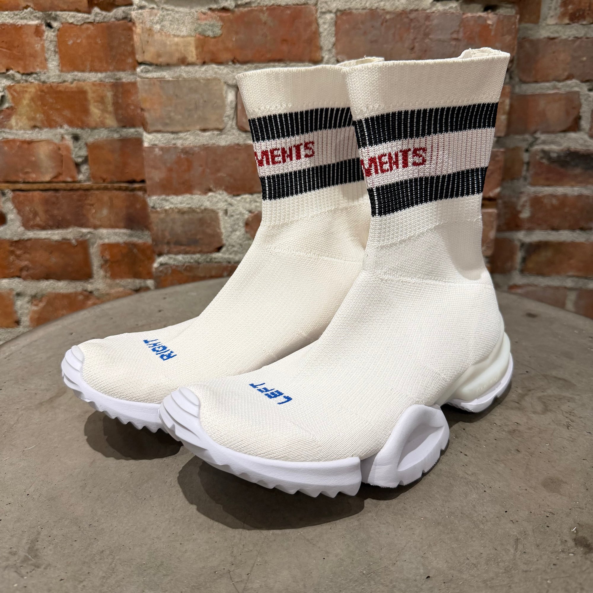 VETEMENTS X REEBOK SOCK RUNNER ‘WHITE’