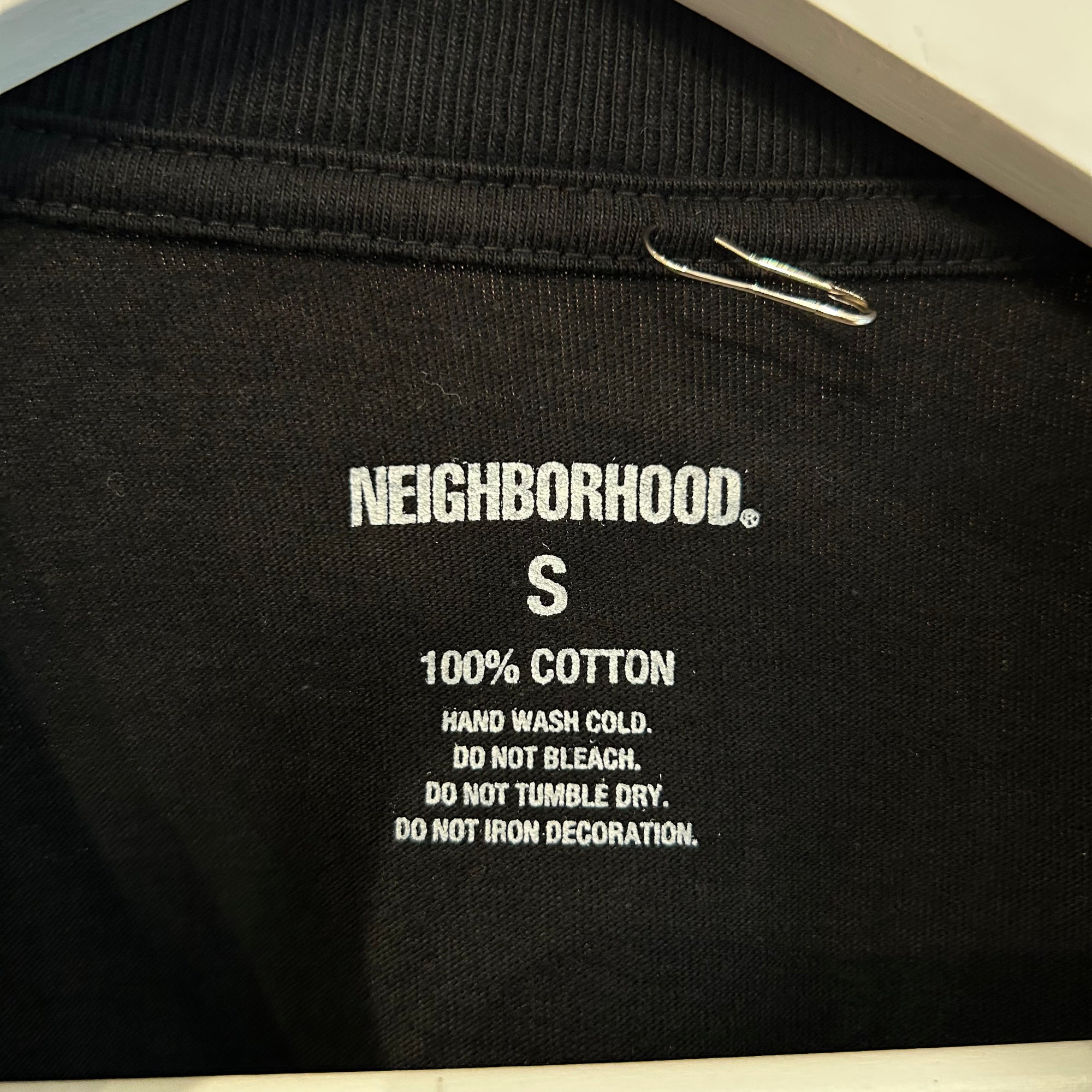 NEIGHBORHOOD STREETCLEANER PHOTO LONG SLEEVE ‘BLACK/WHITE’