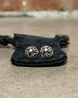 CHROME HEARTS CROSSBALL STUD EARRINGS ‘SILVER’