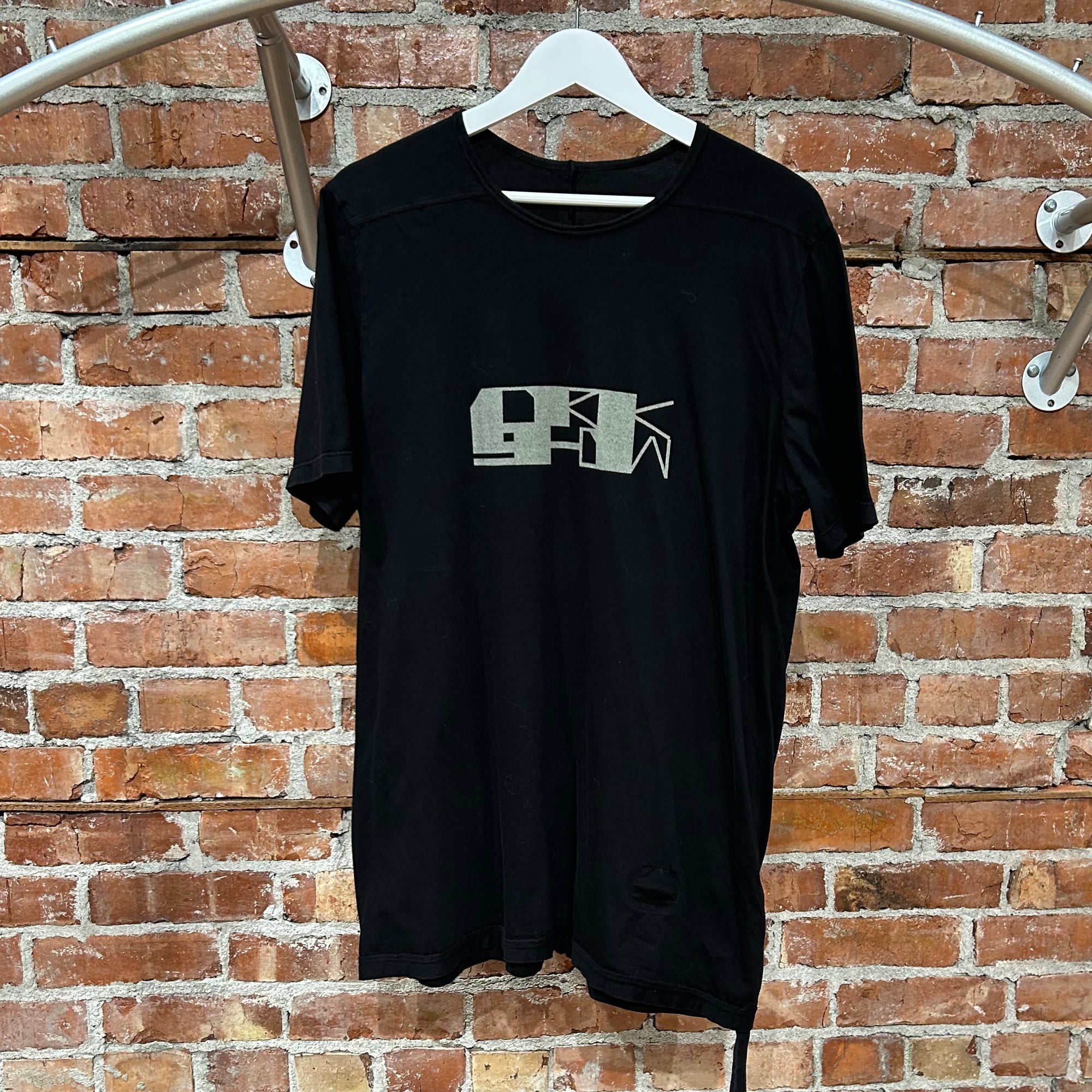 RICK OWENS DRKSHDW LOGO TEE ‘BLACK’