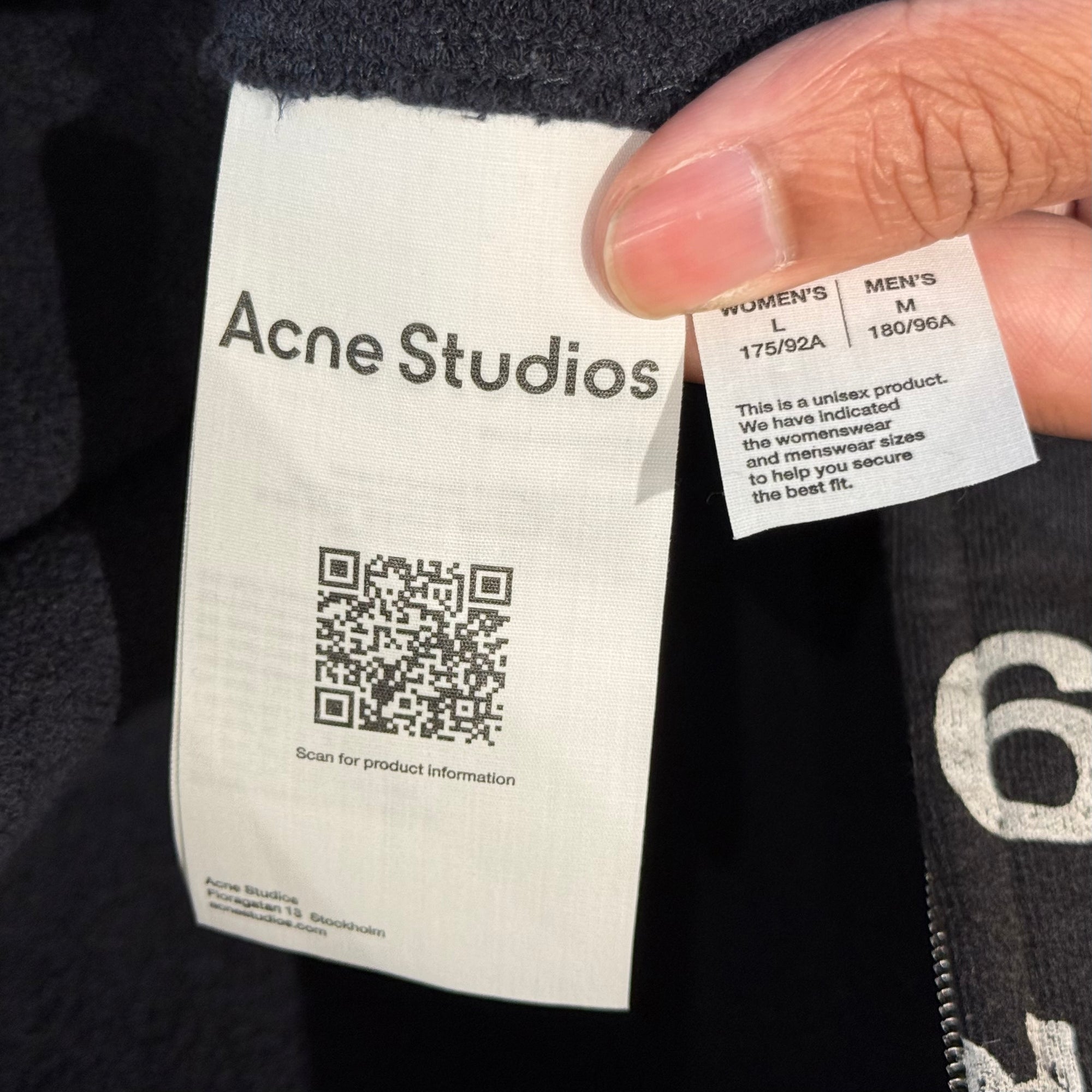 ACNE STUDIOS 1996 STOCKHOLM BOMBER ‘BLACK’