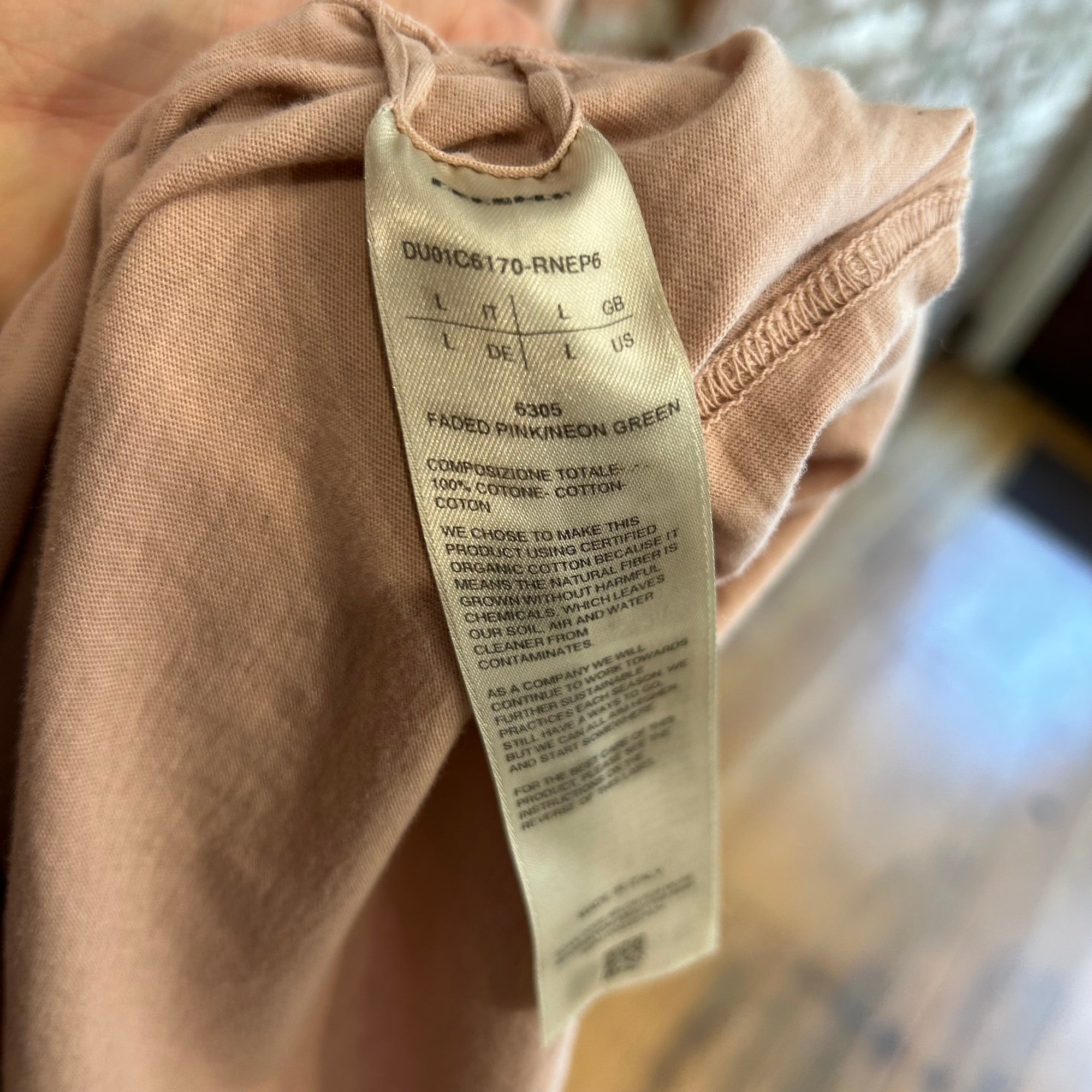 RICK OWENS DRKSDHW PENTAGRAM MUSCLE TANK ‘FADED PINK’