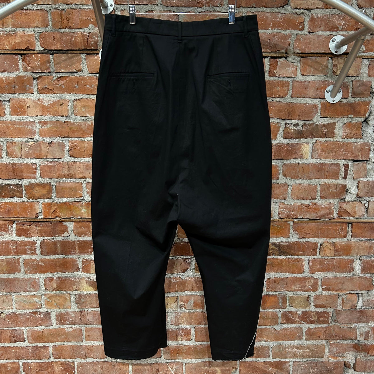 RICK OWENS SS19 BABEL PATCHED KARLOFF PANTS ‘BLACK’