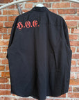 SUPREME x BERNADETTE CORPORATION S/S WORK SHIRT ‘BLACK’