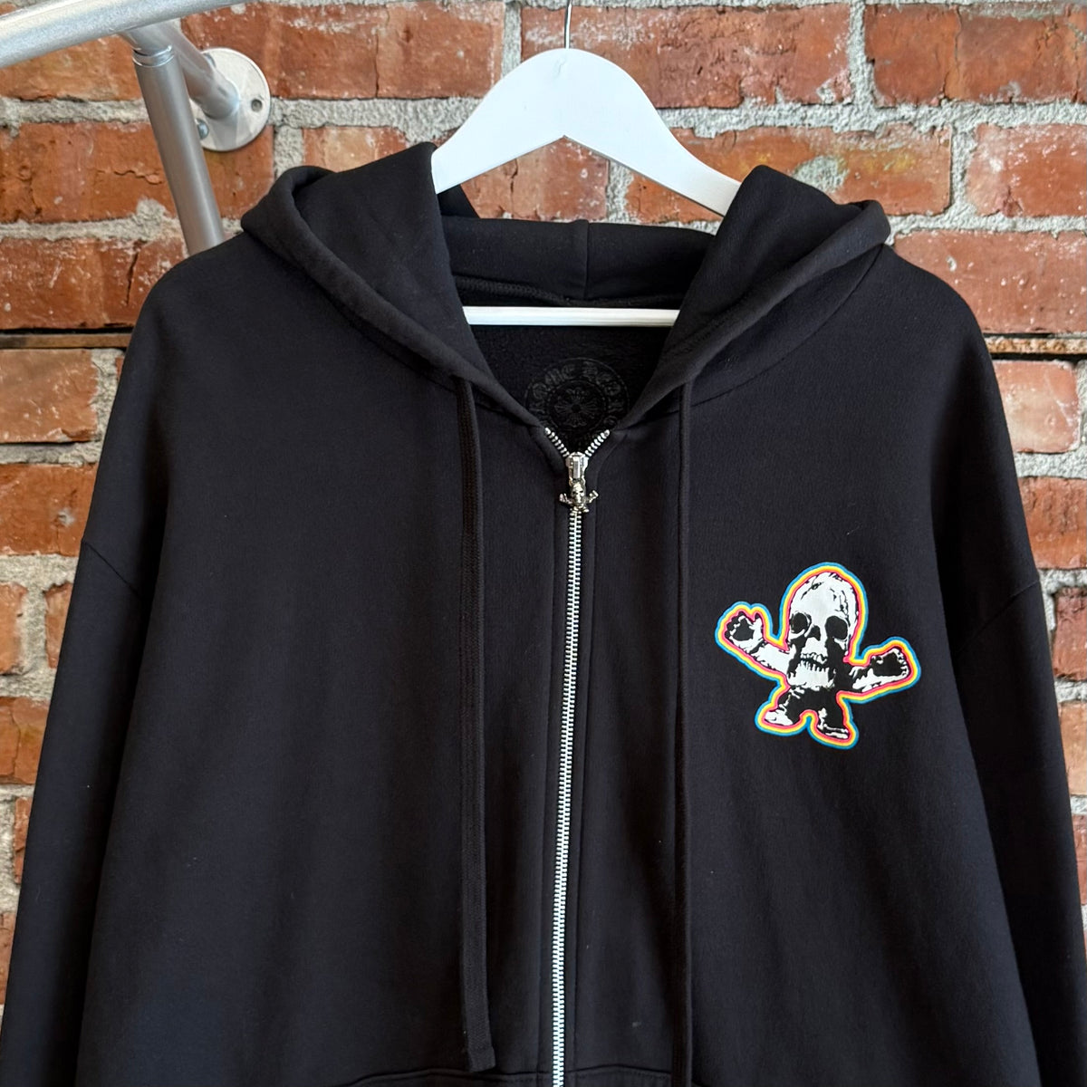 CHROME HEARTS FOTI HARRIS TEETER ZIP HOODIE ‘BLACK’