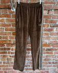 NEEDLES CLASSIC STRAIGHT VELOUR TRACK PANTS ‘BROWN’