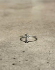 CHROME HEARTS BUBBLEGUM CROSS RING ‘SILVER’