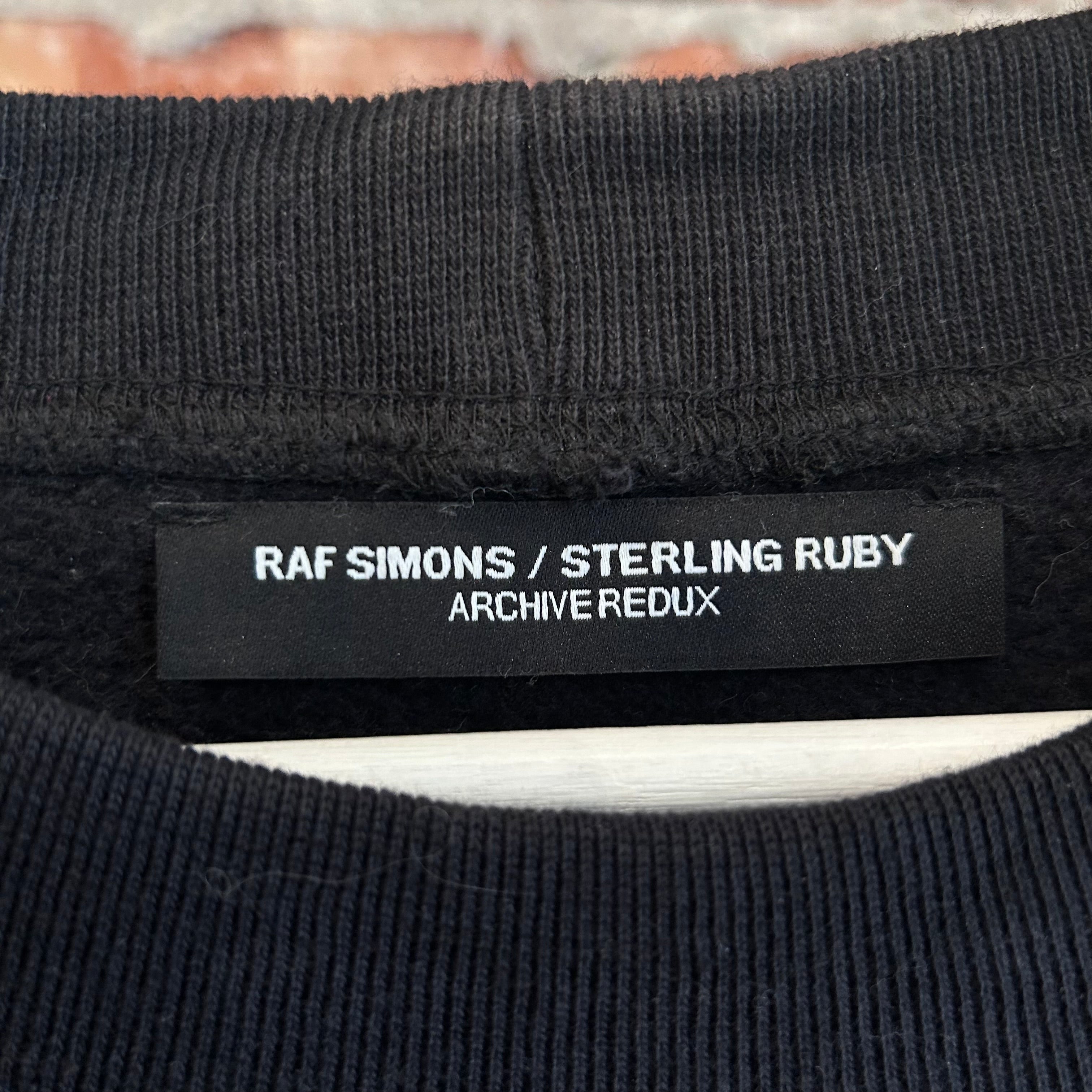 RAF SIMONS x STERLING RUBY PATCHWORK CREWNECK 'BLACK' – Sadō Room