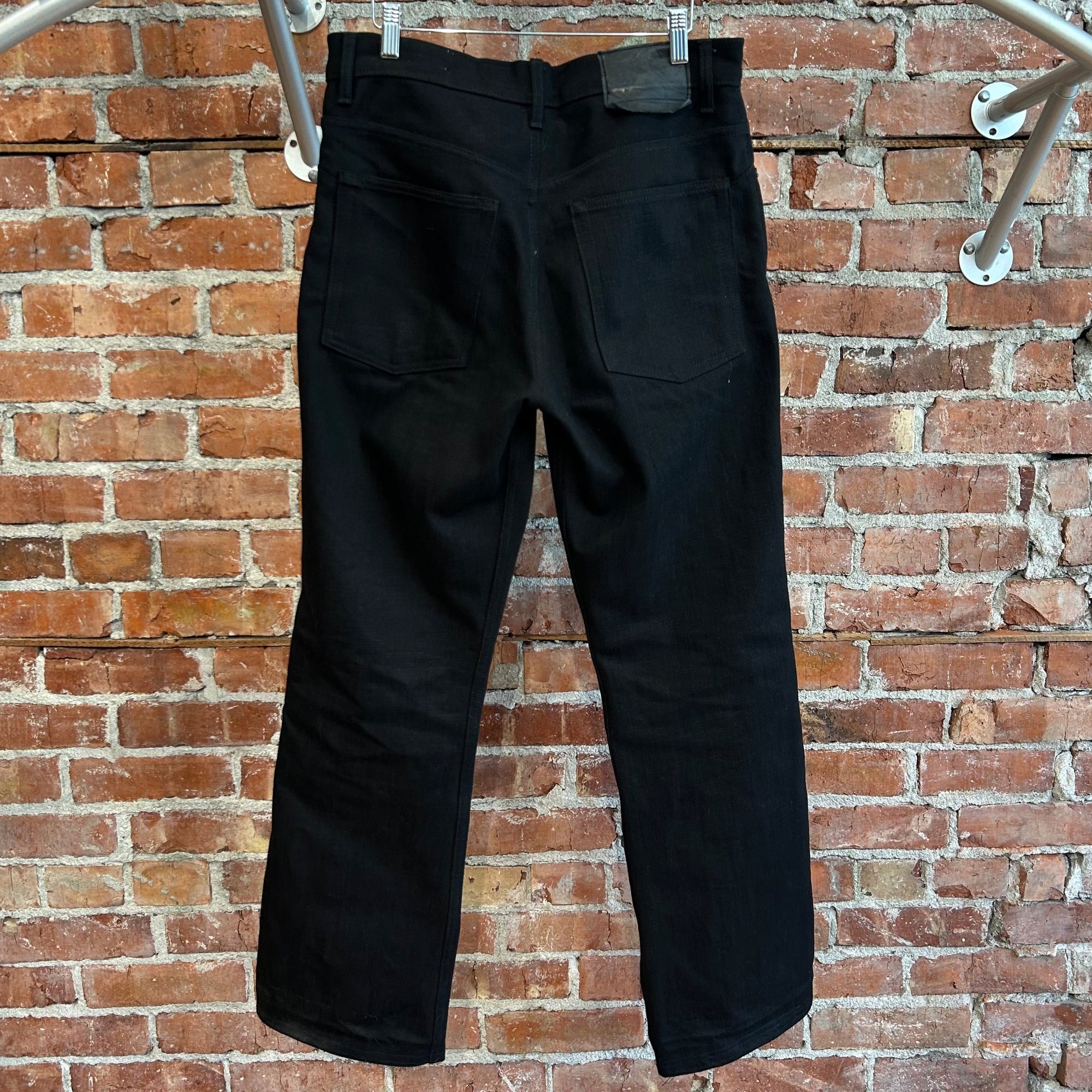 K-TWO STUDIOS 16oz CROSSHATCH HEAVY STRAIGHT LEG DENIM ‘BLACK’
